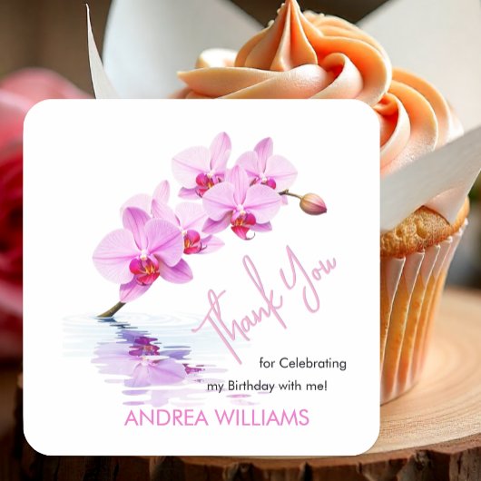 野感謝してい蘭50誕生日 スクエアシール