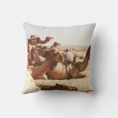 野戦のラクダ五頭 クッション (裏面)