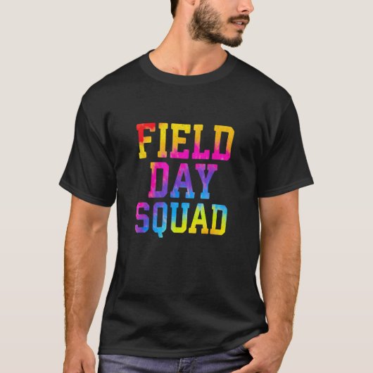 野戦日分隊先生評価絞り染め Tシャツ (正面)