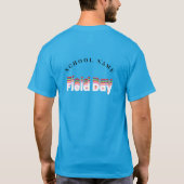 野戦日青色チーム応援分隊 Tシャツ (裏面)