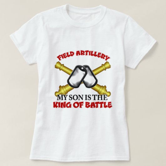 野戦砲兵の息子 Tシャツ (デザイン正面)