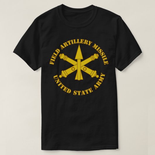 野戦砲兵ミサイル Tシャツ (デザイン正面)