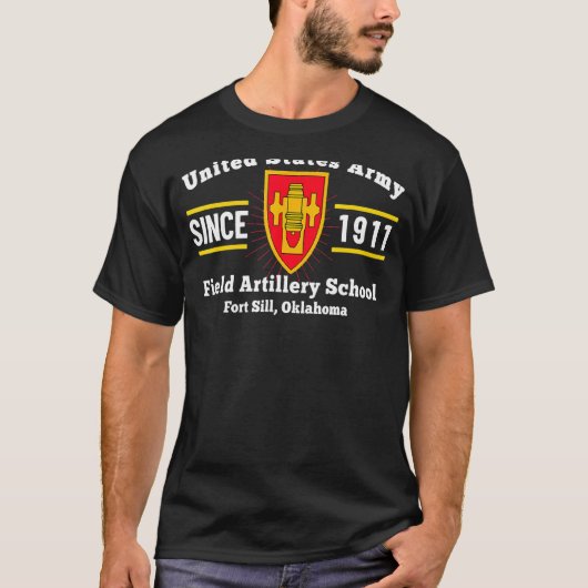 野戦砲兵学校キングオブバトルフォートシルOk Tシャツ (正面)