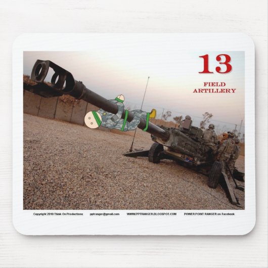 野戦砲兵! マウスパッド (正面)