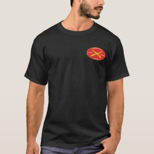 野戦砲兵-単位、電池、モットー及び日付 Tシャツ