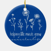 野救済草花の心は参与員 セラミックオーナメント (裏面)