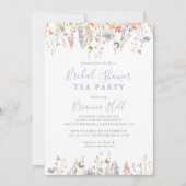 野数々の花ブライダルシャワー茶パーティー 招待状 (正面)