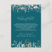 野数々の花緑結婚の願い エンクロージャーカード (正面)