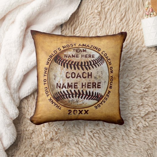 野最高の球シーズンの終わりがコーチへ クッション (ブランケット)