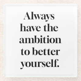 野望ガラスのコースター ガラスコースター