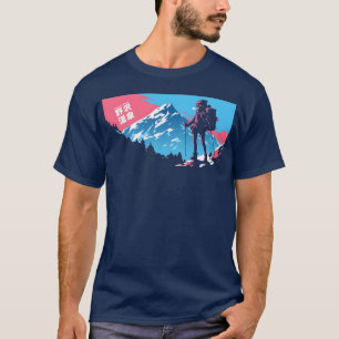 野沢温泉の斜面を照らす Tシャツ