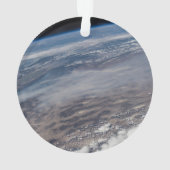 野火のまわりにヨセミテ国立公園。 オーナメント (裏面)