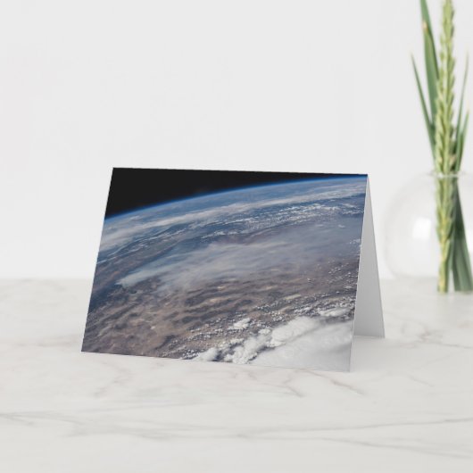 野火のまわりにヨセミテ国立公園。 カード (正面)