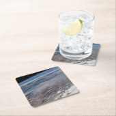 野火のまわりにヨセミテ国立公園。 スクエアペーパーコースター (インサイチュ)