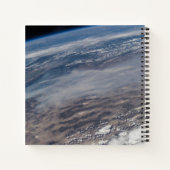 野火のまわりにヨセミテ国立公園。 ノートブック (裏面)