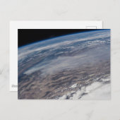 野火のまわりにヨセミテ国立公園。 ポストカード (正面/裏面)