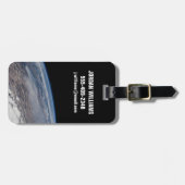 野火のまわりにヨセミテ国立公園。 ラゲッジタグ (正面横)