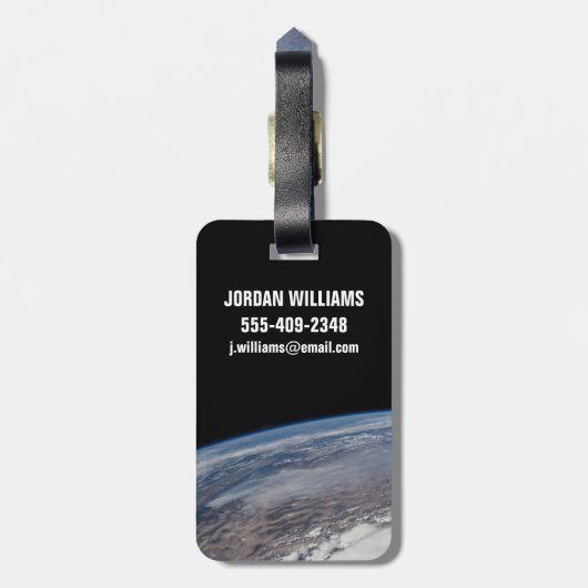 野火のまわりにヨセミテ国立公園。 ラゲッジタグ (裏面縦)