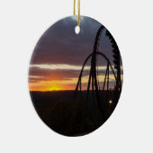 野火の夕日 セラミックオーナメント (右)