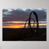 野火の夕日 ポスター (正面)