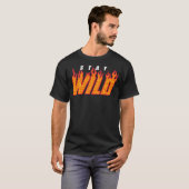 野火の炎を残す Tシャツ (正面フル)