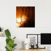 野火の炎 ポスター (ホームオフィス)