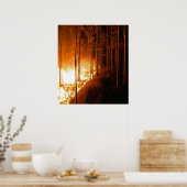 野火の炎 ポスター (キッチン)