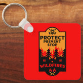 野火防止 キーホルダー (正面)