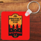 野火防止 キーホルダー (裏面)