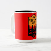 野火防止 ツートーンマグカップ (正面左)