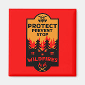 野火防止 マグネット (正面)