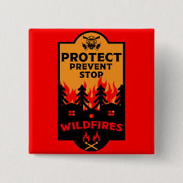 野火防止 缶バッジ