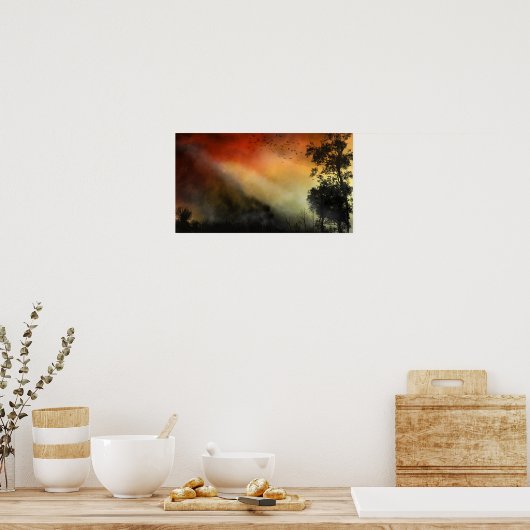 野火 ポスター (キッチン)