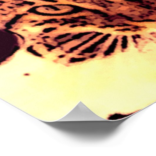 野猫の子猫 ポスター (角)