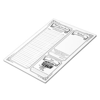 野獣と戦空白のう ノートパッド