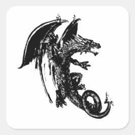 野獣の夜龍 スクエアシール