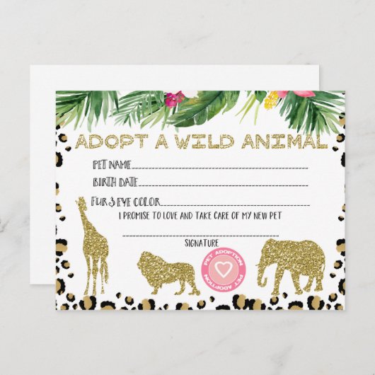 野獣の誕生日パーティーの証明書を取る ポストカード (正面/裏面)