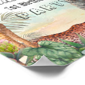 野獣の誕生日パーティー歓迎ドアサイン ポスター (角)