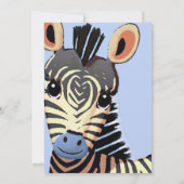 野獣パーソナライズされた誕生日パーティー 招待状 (裏面)