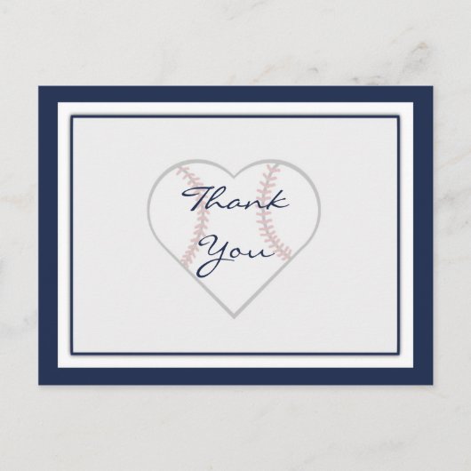 野球ありがとうご葉書 案内ポストカード (正面)