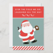 野球おもしろいのクリスマスホリデーカード シーズンカード (正面)