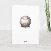 野球おもしろいのバレンタイン シーズンカード (裏面)