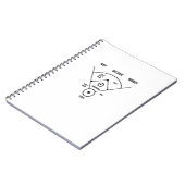 野球おもしろいのヴィンテージジョークの最初の誰が野球 ノートブック (左側)