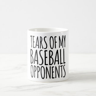 野球おもしろいの対戦相手の涙 コーヒーマグカップ