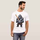野球おもしろいのtシャツ tシャツ (正面フル)