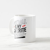 野球おもしろいは私のシーズンお気に入りの選手コーチだ コーヒーマグカップ (正面左)