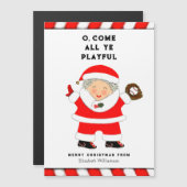 野球おもしろいクリスマスカード (正面/裏面)