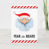 野球おもしろいクリスマスホリデーカード シーズンカード (正面)