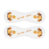 野球おもしろいダックよくはしゃぐ-スマイル-カスタム文字 野球ボール (パネル)