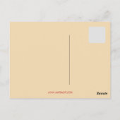 野球おもしろい漫画が無事に届いたテンプレート ポストカード (裏面)